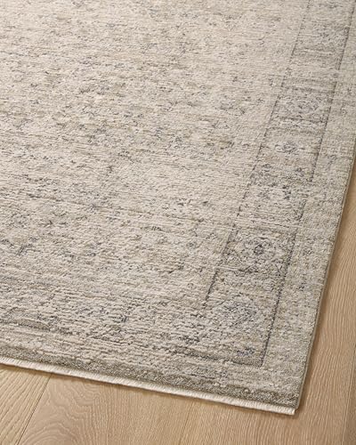 Loloi Amber Lewis Alie Collection ALE-03 Taupe/Dove 5'-3'' x 7'-9'', .13'' Pile Height, Area Rug