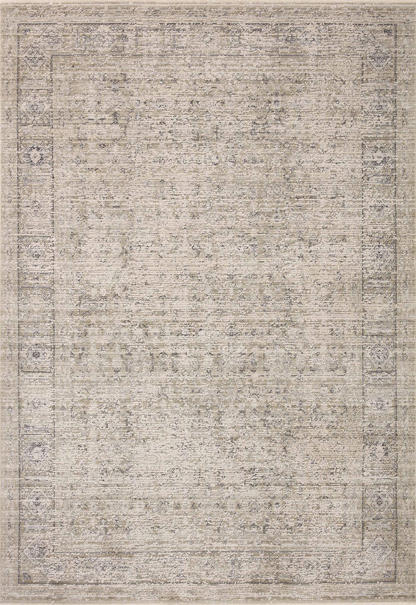 Loloi Amber Lewis Alie Collection ALE-03 Taupe/Dove 5'-3'' x 7'-9'', .13'' Pile Height, Area Rug