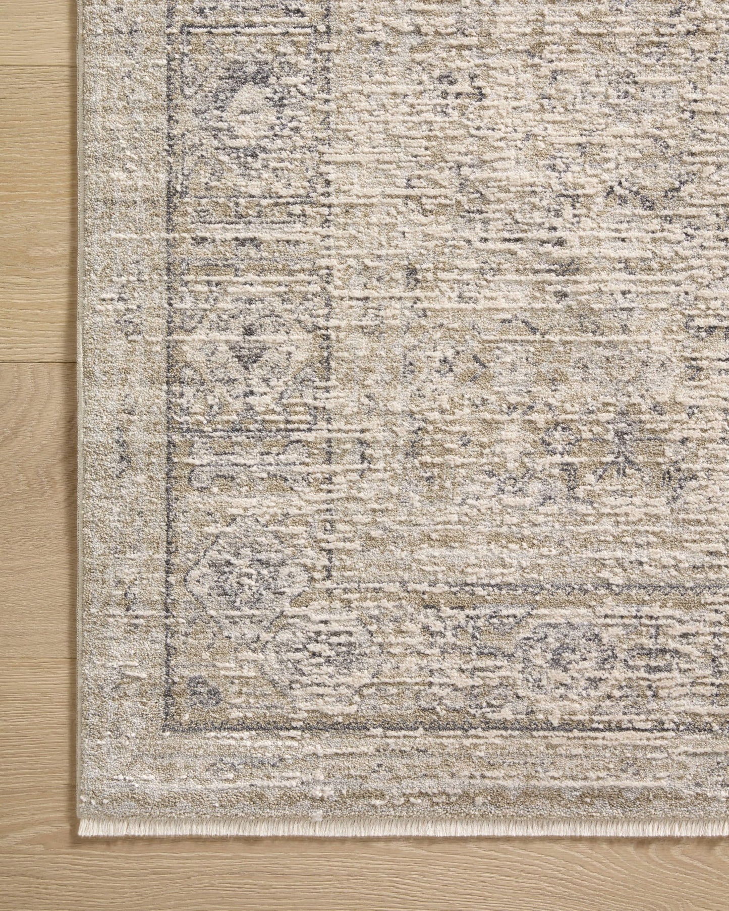Loloi Amber Lewis Alie Collection ALE-03 Taupe/Dove 5'-3'' x 7'-9'', .13'' Pile Height, Area Rug