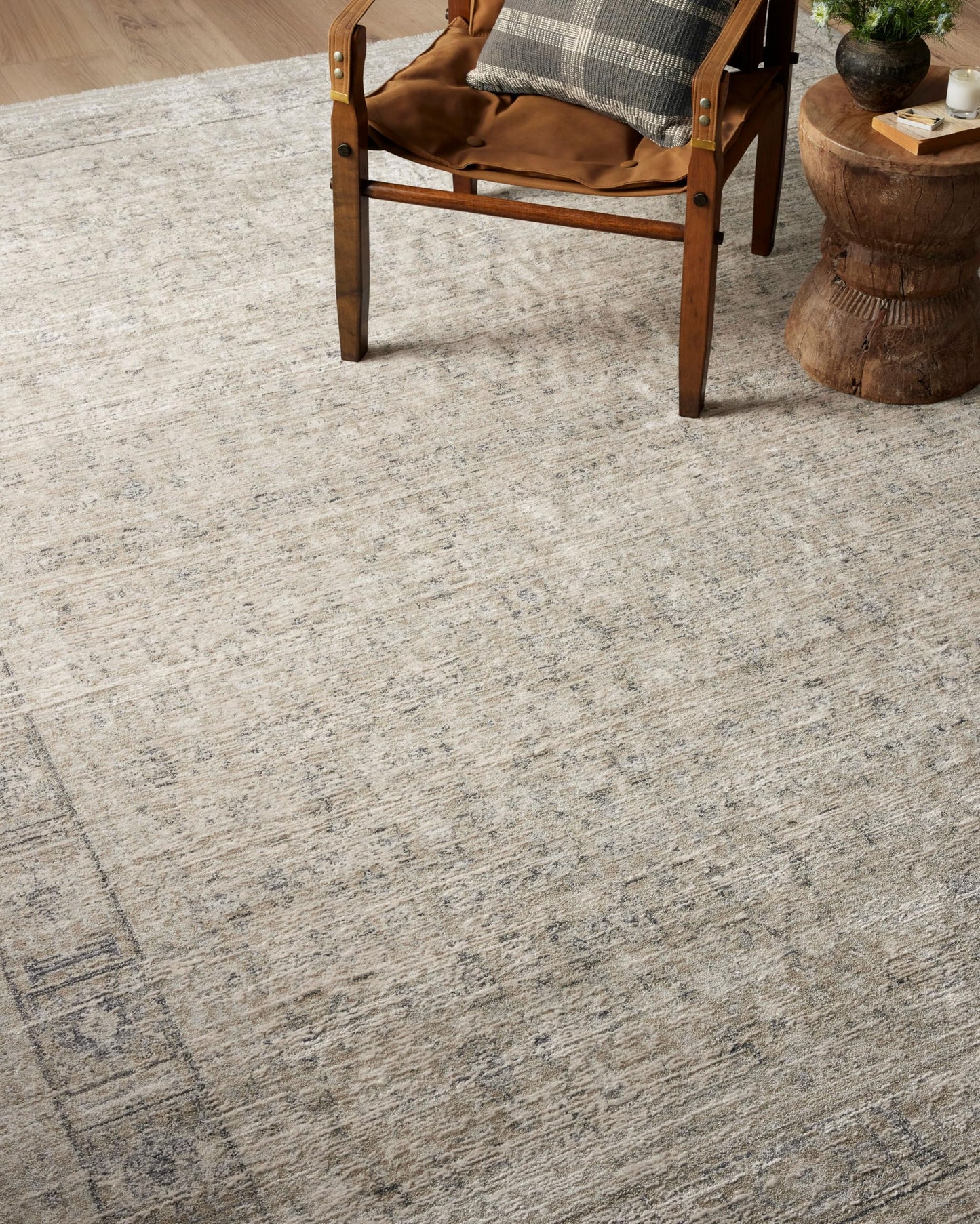 Loloi Amber Lewis Alie Collection ALE-03 Taupe/Dove 5'-3'' x 7'-9'', .13'' Pile Height, Area Rug