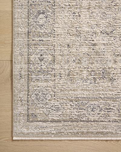 Loloi Amber Lewis x Alie Taupe/Dove 5'-3" x 7'-9" Area Rug