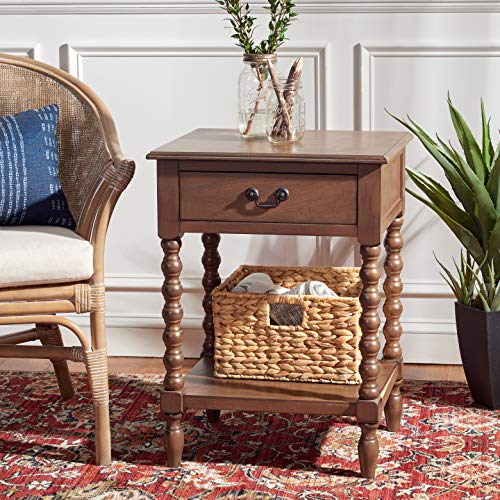 Safavieh Home Collection Athena Brown 1-Drawer Accent Tables